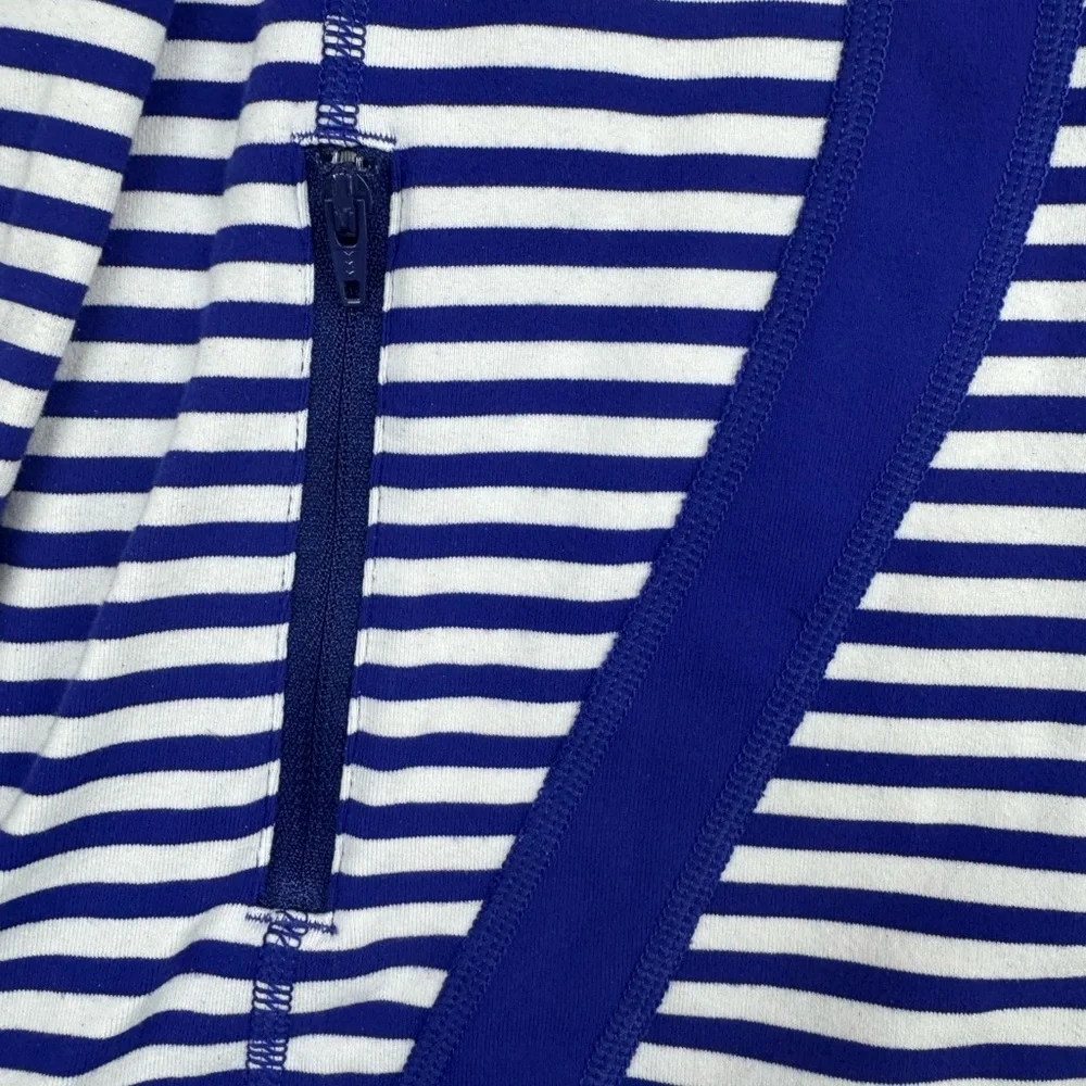Lululemon In Stride Striped Zip Up Jacket 6 - Picture 6 of 16